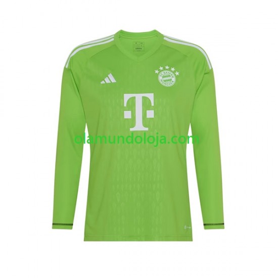Camisola Bayern de Munique Guarda-redes Homem Equipamento Segundo 2023-2024 Manga Comprida